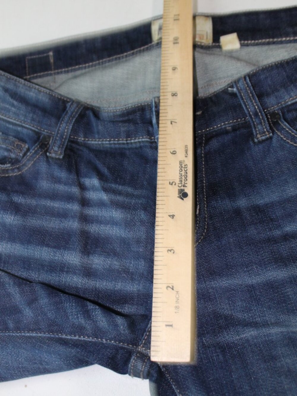 BKE Stella Bootcut Jeans 29 x 31.5 Stretch Blue Denim Distressed - Picture 9 of 10